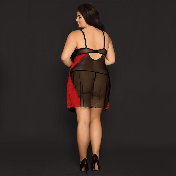 New Lace Pajamas Sexy Lingerie Women′ S Large Size Leepcoat Sleeping Skirt