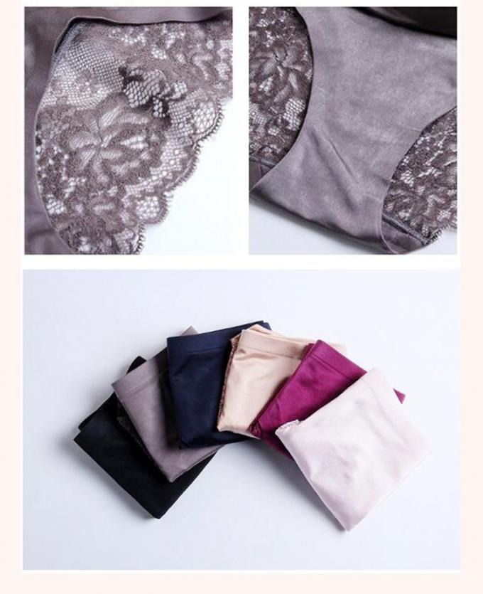 শণ লেইস মহিলা অন্তর্বাস প্যান্টি সেক্সি বিজোড় বোনা বরফ সিল্ক 7