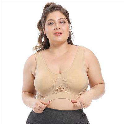 যোগ স্পোর্টস বড় লেডিস ব্রা 44C 44D 3XL 4XL কটন লেস অন্তর্বাস